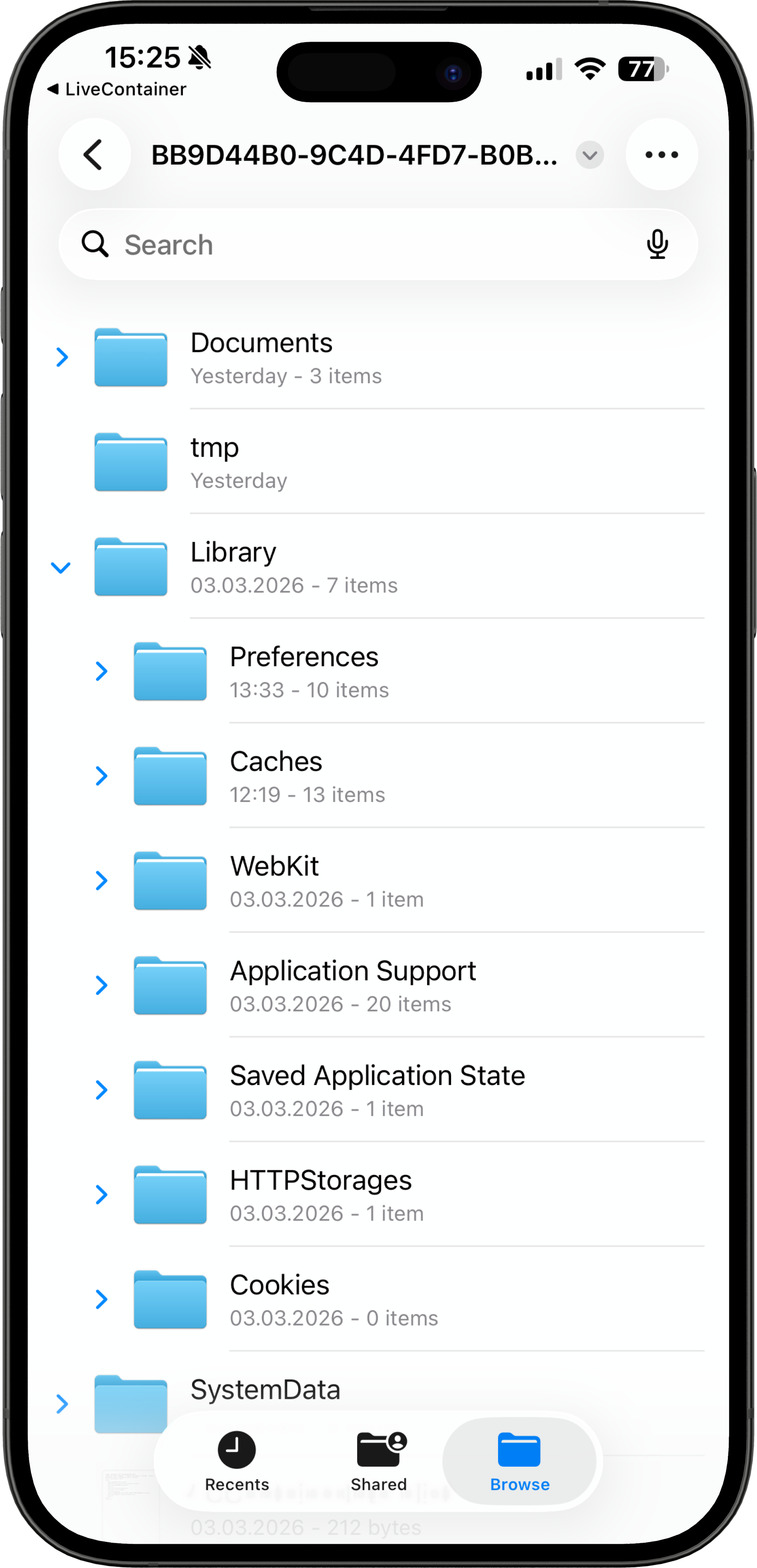 App files