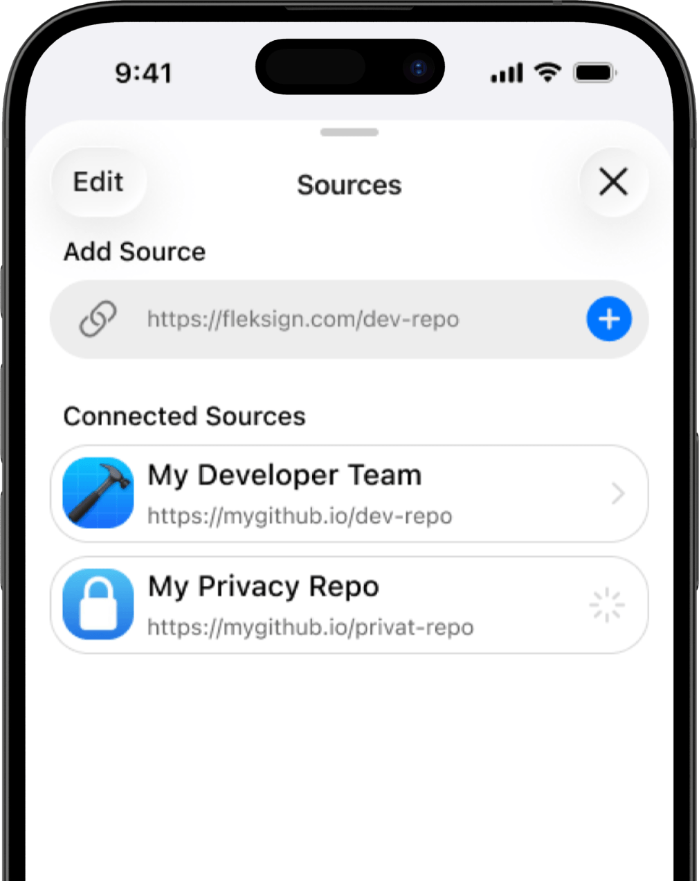 App sources